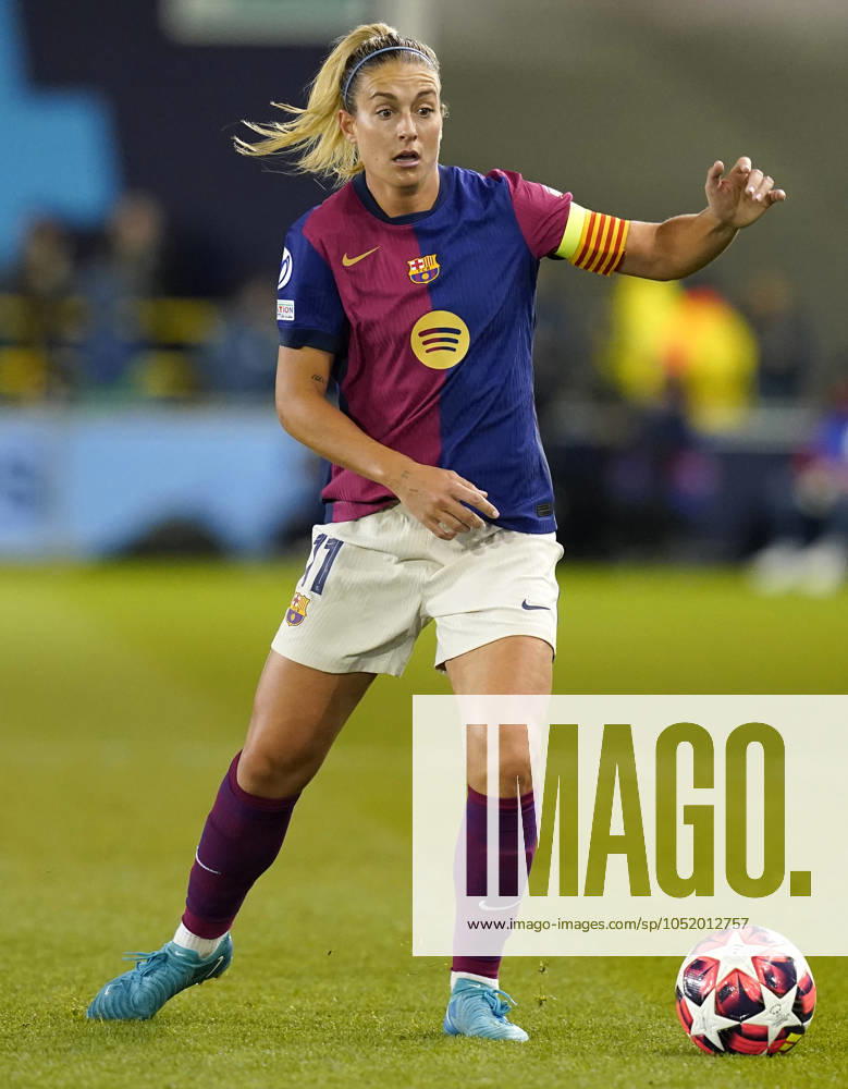 Manchester, England, 9th October 2024. Alexia Putellas of Barcelona during the UEFA Womens Champions League match at the Academy Stadium, Manchester. Picture credit should read: Andrew Yates Sportimage . SPI-3368-0033