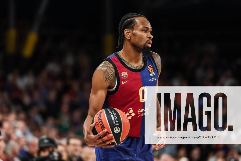 Kevin Punter of FC Barcelona, Barca in action during the Turkish Airlines Euroleague, match played between FC Barcelona and Alba Berlin at Palau Blaugrana on October 11, 2024 in Barcelona, Spain. Barcelona Spain - ZUMAa181 20241011_zaa_a181_042