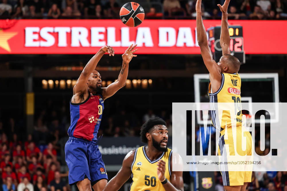 Kevin Punter of FC Barcelona, Barca in action during the Turkish Airlines Euroleague, match played between FC Barcelona and Alba Berlin at Palau Blaugrana on October 11, 2024 in Barcelona, Spain. Barcelona Spain - ZUMAa181 20241011_zaa_a181_050