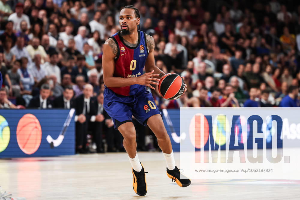 Kevin Punter of FC Barcelona, Barca in action during the Turkish Airlines Euroleague, match played between FC Barcelona and Alba Berlin at Palau Blaugrana on October 11, 2024 in Barcelona, Spain. Barcelona Spain - ZUMAa181 20241011_zaa_a181_081