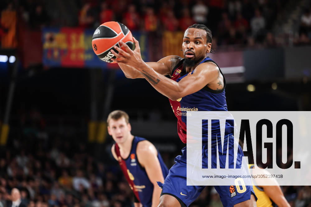 Kevin Punter of FC Barcelona, Barca in action during the Turkish Airlines Euroleague, match played between FC Barcelona and Alba Berlin at Palau Blaugrana on October 11, 2024 in Barcelona, Spain. Barcelona Spain - ZUMAa181 20241011_zaa_a181_085