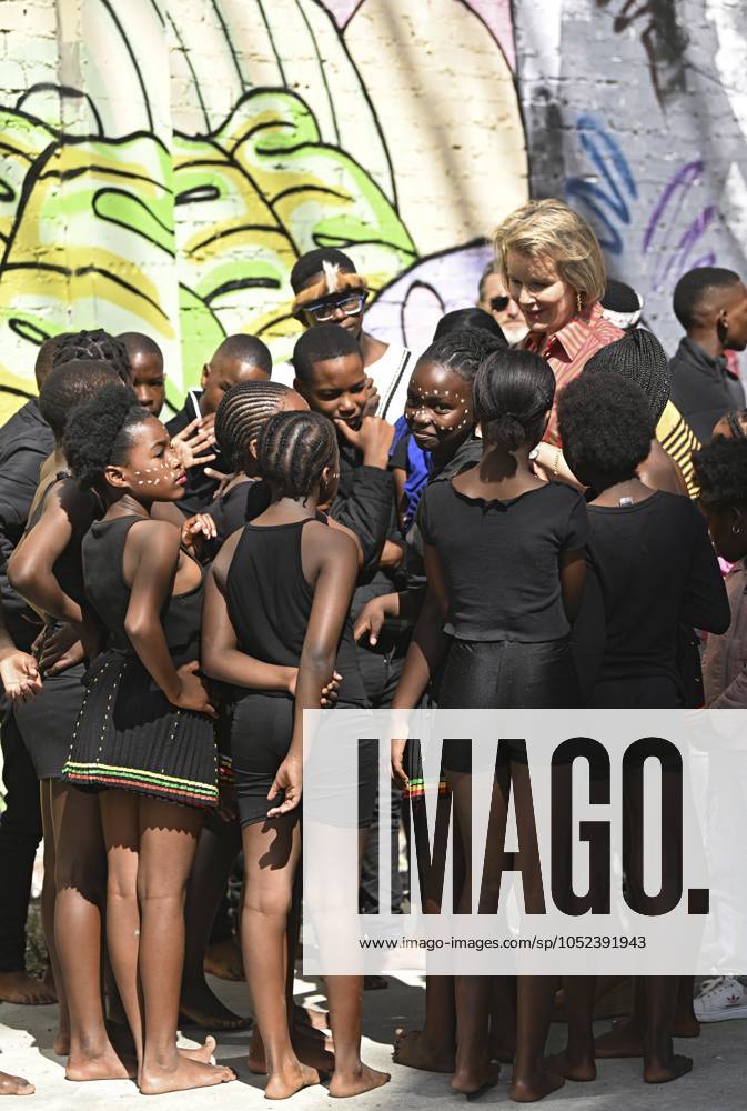 State Visit of King Philippe and Queen Mathilde to South Africa (Day 5) CAPE TOWN, SOUTH AFRICA - MARCH 26 : State Visit of King Philippe and Queen Mathilde to South Africa (Day 5) - King Philippe & Queen Mathilde visit of Philippi Village - Lunch at Den Anker - King Philippe & Queen Mathilde visit the UNESCO World Heritage site Kirstenbosch on 26, 2023 in Cape Town, South Africa, 26 03 2023 Cape Town South Africa