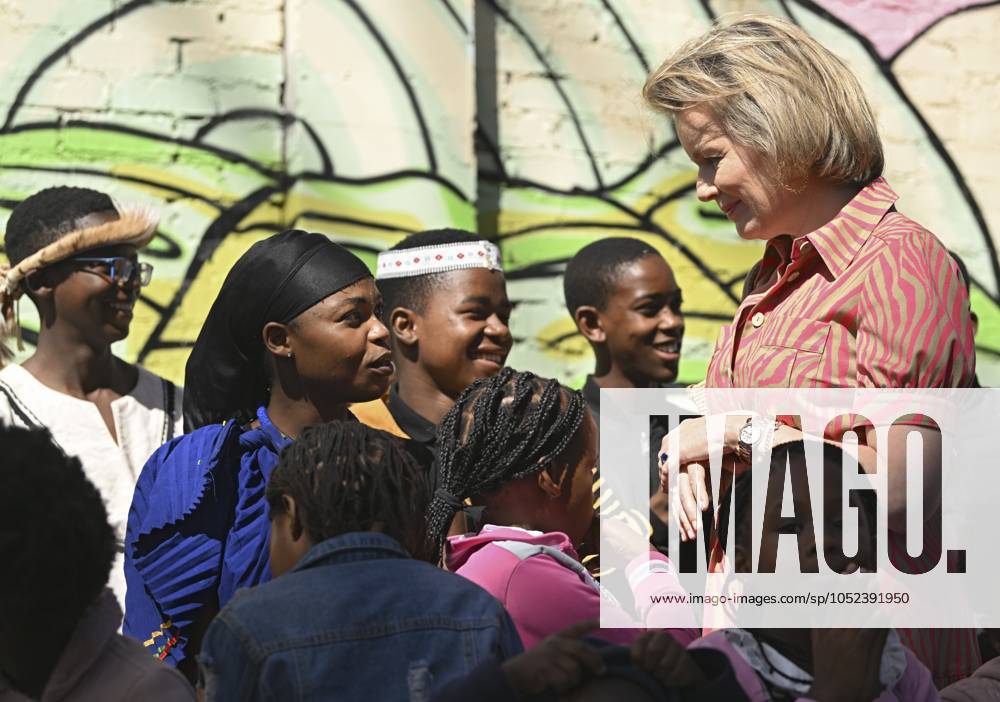 State Visit of King Philippe and Queen Mathilde to South Africa (Day 5) CAPE TOWN, SOUTH AFRICA - MARCH 26 : State Visit of King Philippe and Queen Mathilde to South Africa (Day 5) - King Philippe & Queen Mathilde visit of Philippi Village - Lunch at Den Anker - King Philippe & Queen Mathilde visit the UNESCO World Heritage site Kirstenbosch on 26, 2023 in Cape Town, South Africa, 26 03 2023 Cape Town South Africa