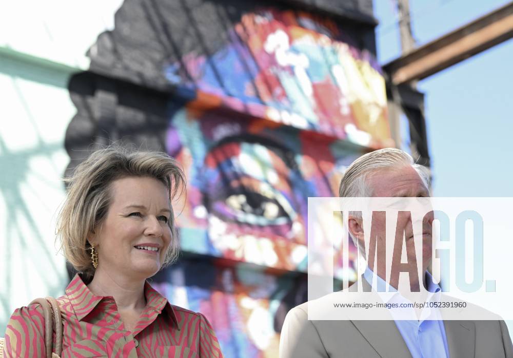 State Visit of King Philippe and Queen Mathilde to South Africa (Day 5) CAPE TOWN, SOUTH AFRICA - MARCH 26 : State Visit of King Philippe and Queen Mathilde to South Africa (Day 5) - King Philippe & Queen Mathilde visit of Philippi Village - Lunch at Den Anker - King Philippe & Queen Mathilde visit the UNESCO World Heritage site Kirstenbosch on 26, 2023 in Cape Town, South Africa, 26 03 2023 Cape Town South Africa