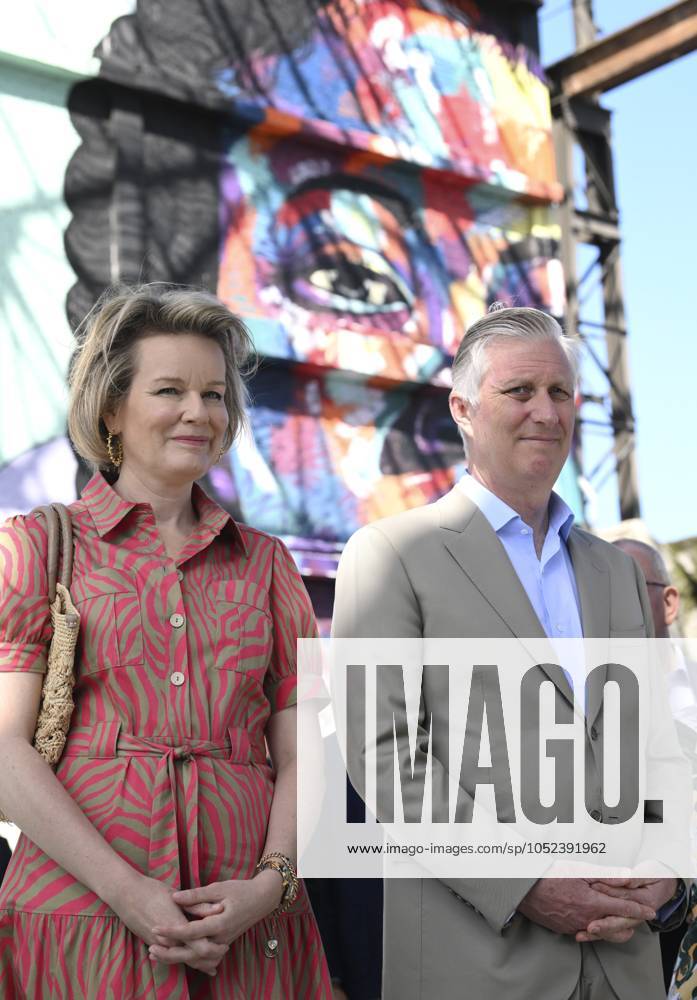 State Visit of King Philippe and Queen Mathilde to South Africa (Day 5) CAPE TOWN, SOUTH AFRICA - MARCH 26 : State Visit of King Philippe and Queen Mathilde to South Africa (Day 5) - King Philippe & Queen Mathilde visit of Philippi Village - Lunch at Den Anker - King Philippe & Queen Mathilde visit the UNESCO World Heritage site Kirstenbosch on 26, 2023 in Cape Town, South Africa, 26 03 2023 Cape Town South Africa