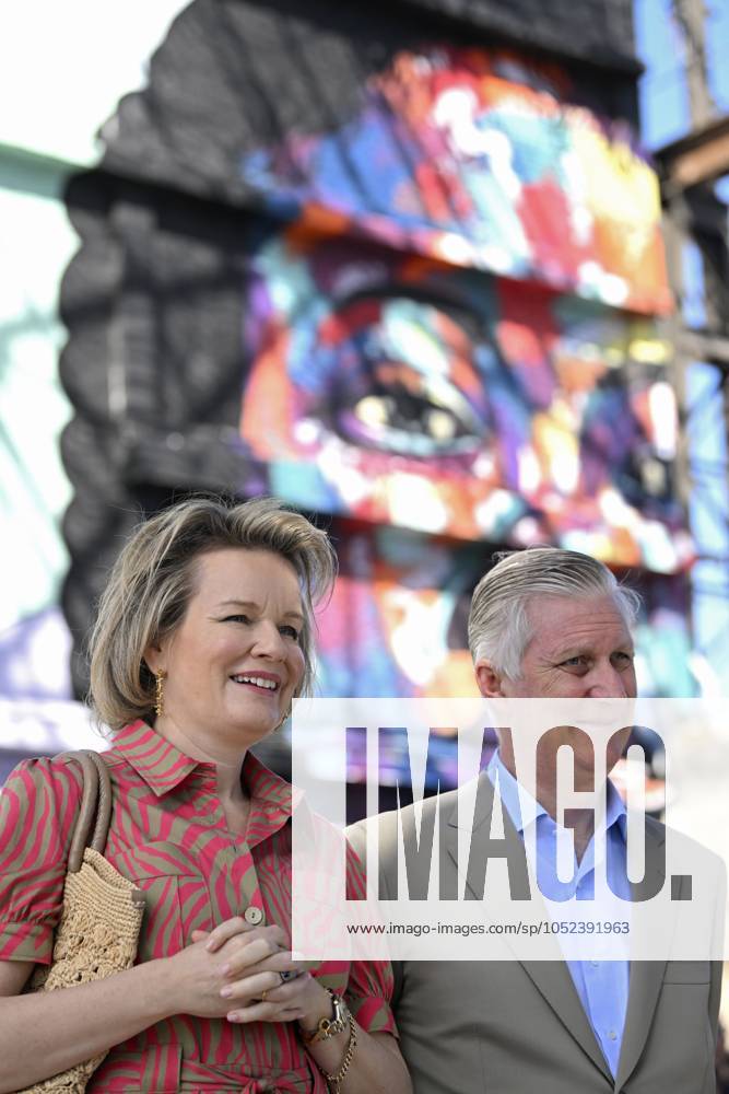 State Visit of King Philippe and Queen Mathilde to South Africa (Day 5) CAPE TOWN, SOUTH AFRICA - MARCH 26 : State Visit of King Philippe and Queen Mathilde to South Africa (Day 5) - King Philippe & Queen Mathilde visit of Philippi Village - Lunch at Den Anker - King Philippe & Queen Mathilde visit the UNESCO World Heritage site Kirstenbosch on 26, 2023 in Cape Town, South Africa, 26 03 2023 Cape Town South Africa