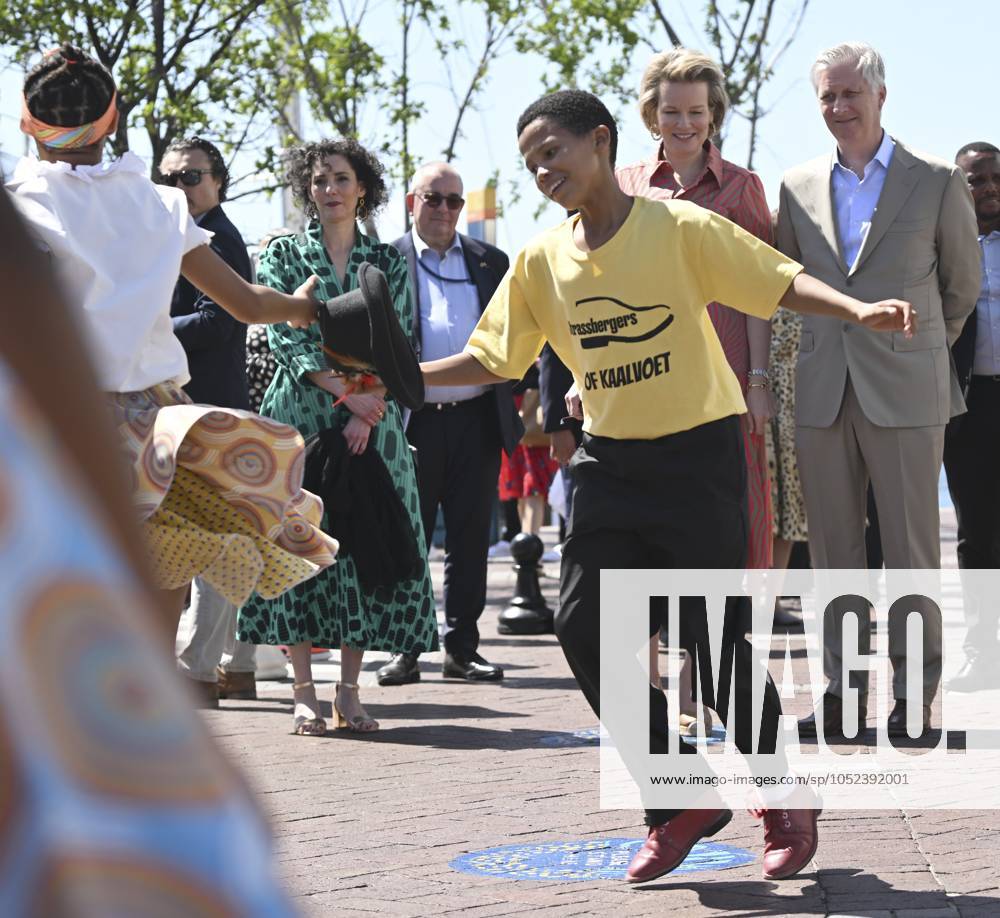 State Visit of King Philippe and Queen Mathilde to South Africa (Day 5) CAPE TOWN, SOUTH AFRICA - MARCH 26 : State Visit of King Philippe and Queen Mathilde to South Africa (Day 5) - King Philippe & Queen Mathilde visit of Philippi Village - Lunch at Den Anker - King Philippe & Queen Mathilde visit the UNESCO World Heritage site Kirstenbosch on 26, 2023 in Cape Town, South Africa, 26 03 2023 Cape Town South Africa