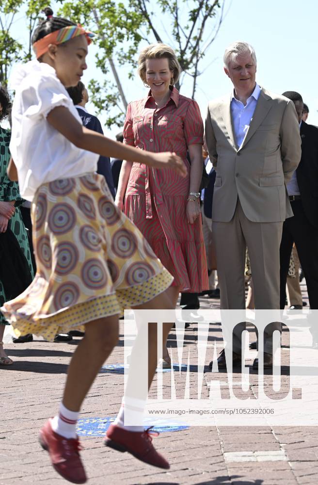 State Visit of King Philippe and Queen Mathilde to South Africa (Day 5) CAPE TOWN, SOUTH AFRICA - MARCH 26 : State Visit of King Philippe and Queen Mathilde to South Africa (Day 5) - King Philippe & Queen Mathilde visit of Philippi Village - Lunch at Den Anker - King Philippe & Queen Mathilde visit the UNESCO World Heritage site Kirstenbosch on 26, 2023 in Cape Town, South Africa, 26 03 2023 Cape Town South Africa