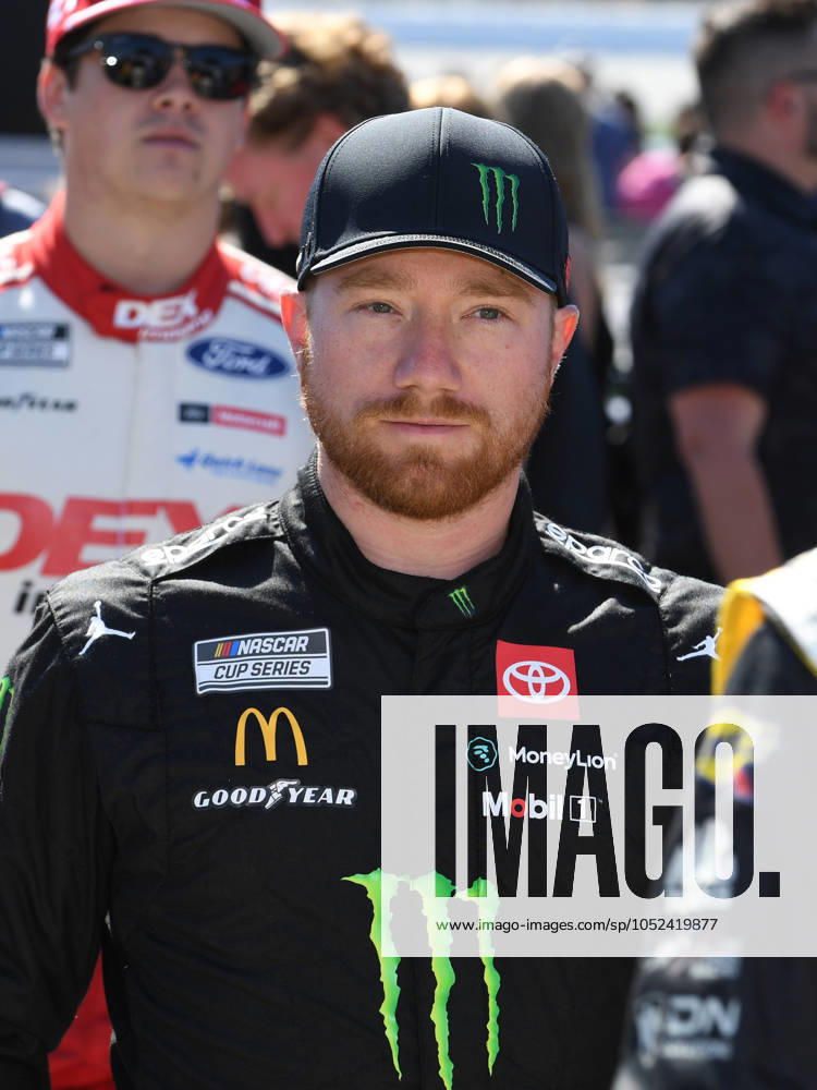 CHARLOTTE, NC - OCTOBER 13: Tyler Reddick ( 45 23XI Racing Monster Energy Toyota) looks on prior to the running of the NASCAR, Motorsport, USA Cup Series Bank of America ROVAL 400 on October 13, 2024, at Charlotte Motor Speedway in Concord, NC. (Photo by Jeffrey Vest Icon Sportswire) AUTO: OCT 13 NASCAR Cup Series Bank of America ROVAL 400 Icon241013091