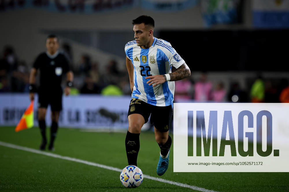 Lautaro Martinez of Argentina seen in action during the match between Argentina and Bolivia as part of FIFA World Cup, WM, Weltmeisterschaft, Fussball 2026 Qualifiers at Estadio Mas Monumental, on October 15 2024 in Buenos Aires, Argentina Buenos Aires Argentina - ZUMAt163 20241015_zsp_t163_019