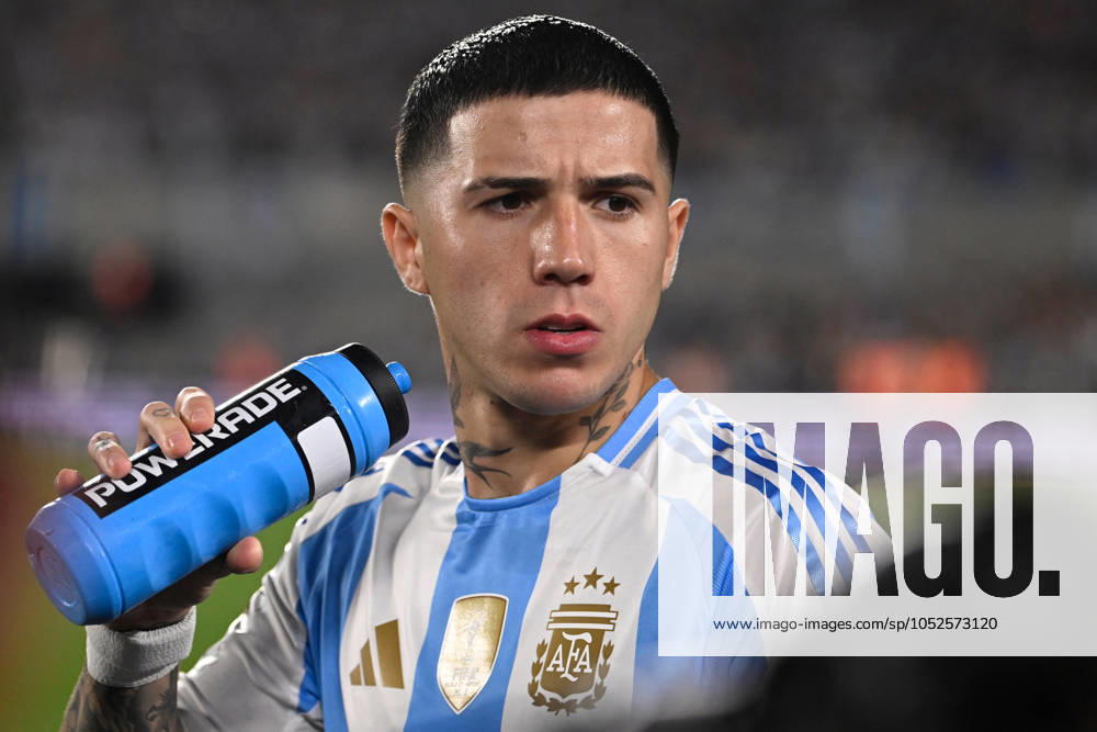 Enzo Fernandez of Argentina looks on during the FIFA World Cup, WM, Weltmeisterschaft, Fussball 2026 South American Qualifier match between Argentina and Bolivia at Estadio Mas Monumental Antonio Vespucio Liberti on October 15, 2024 in Buenos Aires, Argentina. Photo by D.Halisz SFSI Argentina v Bolivia - FIFA World Cup 2026 Qualifier
