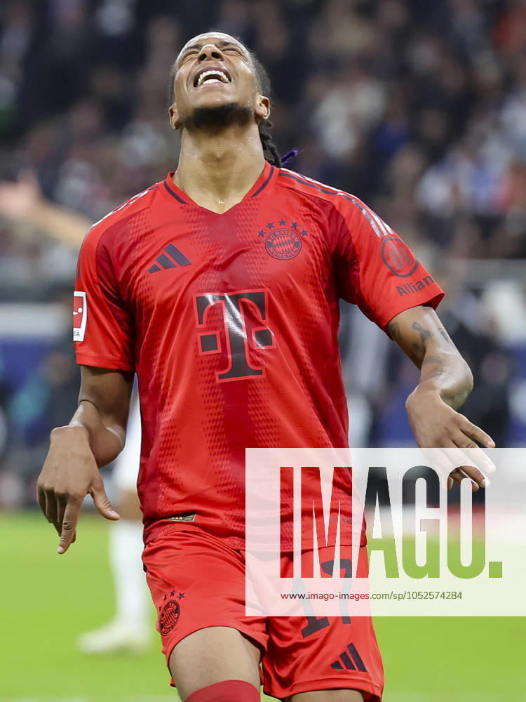 Michael Olise (FC Bayern Muenchen) schaut enttaeuscht, Bundesliga, Eintracht Frankfurt v FC Bayern München, Deutsche Bank Park am 06. October 2024 in Frankfurt am Main, Deutschland. (Foto von Marco Steinbrenner DeFodi Images) Michael Olise (FC Bayern Muenchen) looks dejected, Bundesliga, Eintracht Frankfurt v FC Bayern München, Deutsche Bank Park, October 6, 2024 in Frankfurt am Main, Germany. (Photo by Marco Steinbrenner DeFodi Images) DFL regulations prohibit any use of photographs as image sequences and or quasi-video. not used in POL SRB CRO FRA GBR NED ITA USA Defodi-700_frank_muenchen_202401006_434