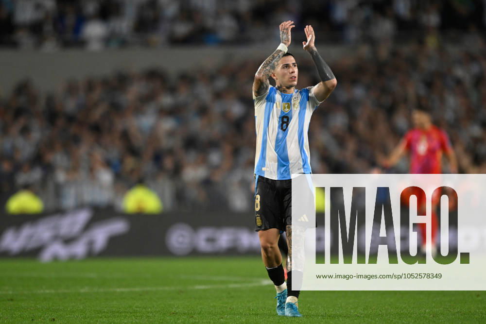 Enzo Fernandez of Argentina during the FIFA World Cup, WM, Weltmeisterschaft, Fussball 2026 South American Qualifier match between Argentina and Bolivia at Estadio Mas Monumental Antonio Vespucio Liberti on October 15, 2024 in Buenos Aires, Argentina. Photo by D.Halisz SFSI Argentina v Bolivia - FIFA World Cup 2026 Qualifier