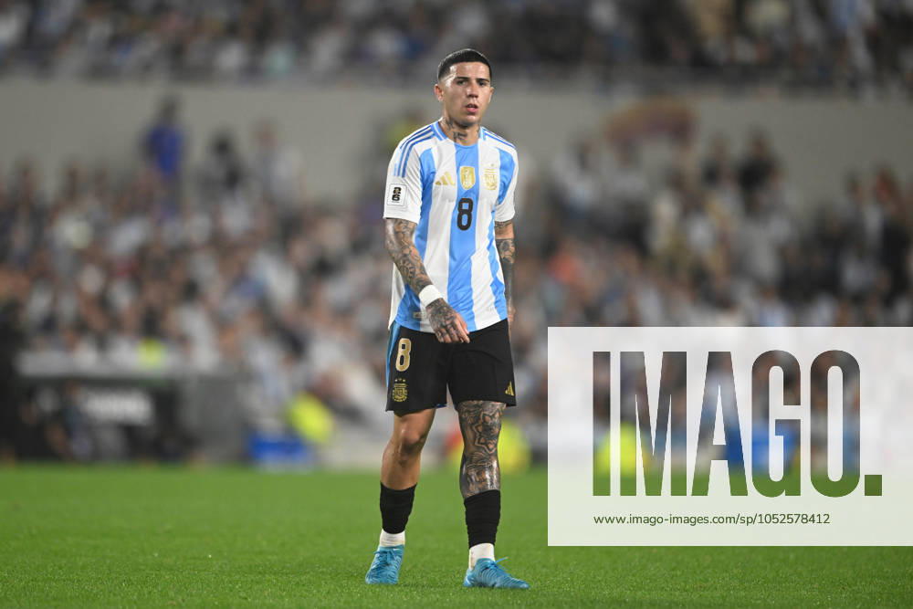 Enzo Fernandez of Argentina during the FIFA World Cup, WM, Weltmeisterschaft, Fussball 2026 South American Qualifier match between Argentina and Bolivia at Estadio Mas Monumental Antonio Vespucio Liberti on October 15, 2024 in Buenos Aires, Argentina. Photo by D.Halisz SFSI Argentina v Bolivia - FIFA World Cup 2026 Qualifier