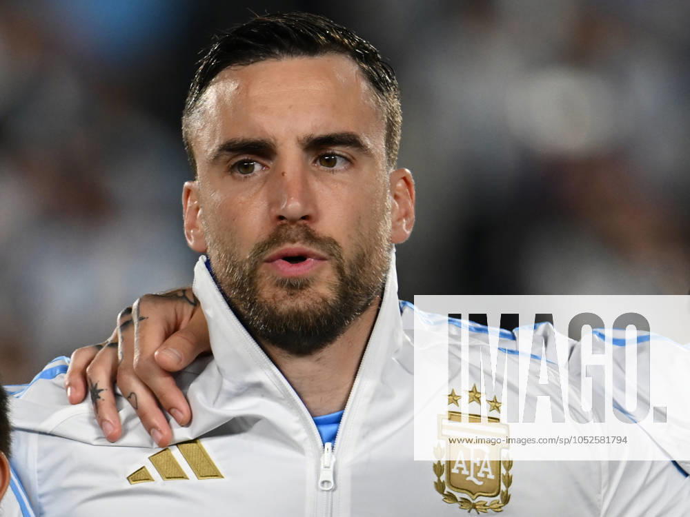 Nicolas Tagliafico of Argentina previous a match between Argentina Vs Bolivia as part of World Cup 2026 Qualifiers at Estadio Mas Monumental on October 15, 2024 in BuenosAires, Argentina. Buenos Aires Buenos Aires Argentina
