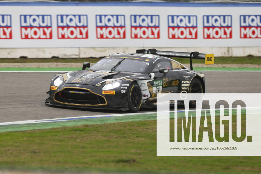 Hockenheim, Deutschland 18.-20. Oktober 2024: ADAC GT Masters Finale - Hockenheimring 2024 Im Bild: Denis Bulatov Mike David Ortmann (Walkenhorst Motorsport Aston Martin Vantage GT3 Evo) Hockenheimring Baden Württemberg