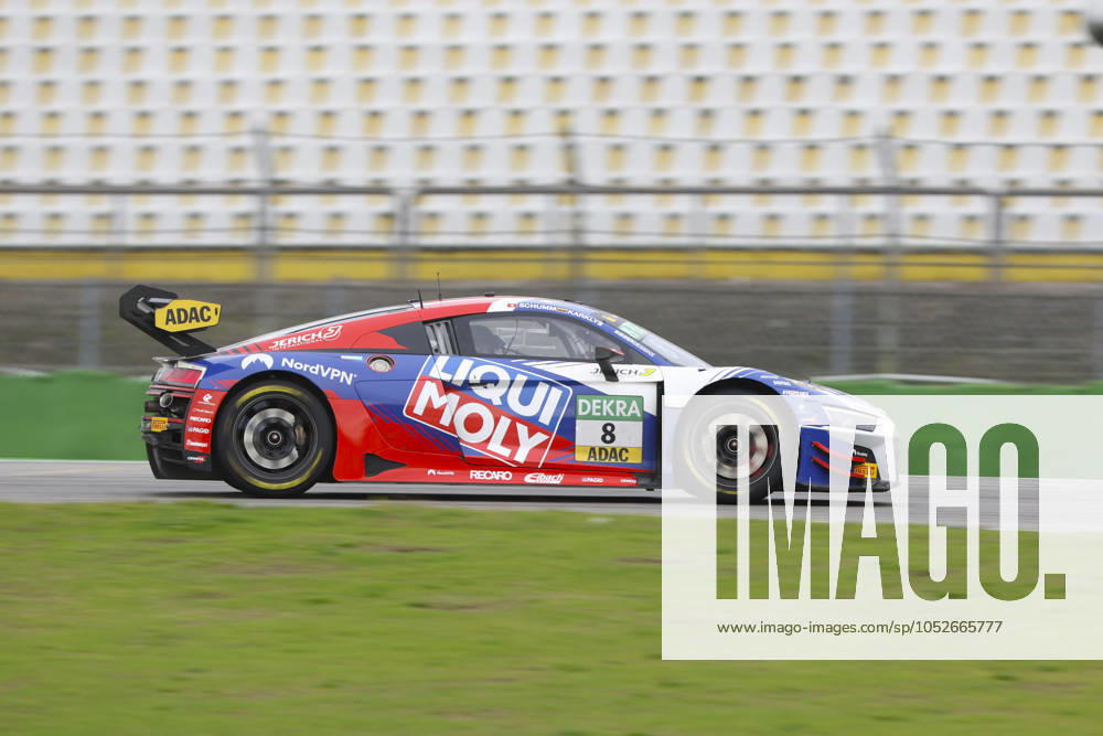 Hockenheim, Deutschland 18.-20. Oktober 2024: ADAC GT Masters Finale - Hockenheimring 2024 Im Bild: Jonas Karklys Pablo Schumm (Team Engstler - Audi R8 LMS Evo II) Hockenheimring Baden Württemberg