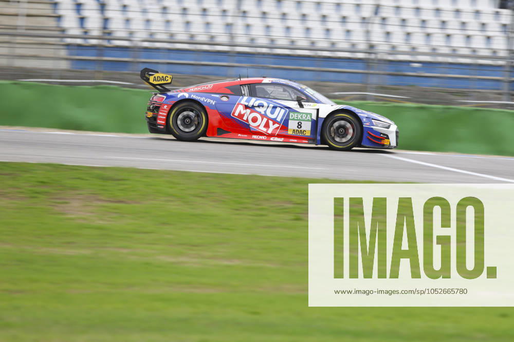 Hockenheim, Deutschland 18.-20. Oktober 2024: ADAC GT Masters Finale - Hockenheimring 2024 Im Bild: Jonas Karklys Pablo Schumm (Team Engstler - Audi R8 LMS Evo II) Hockenheimring Baden Württemberg