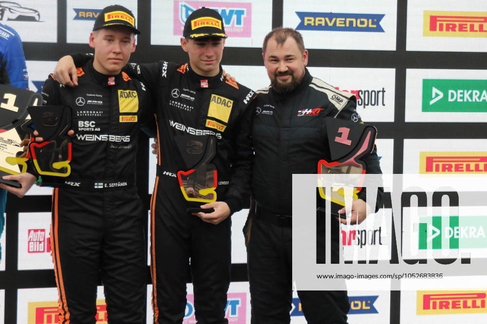 Hockenheim, Deutschland 18.-20. Oktober 2024: ADAC GT Masters Finale - Hockenheimring 2024 Im Bild: Elias Seppaenen(FIN) Tom Kalender(DEU),GT Masters Champions 2024 Hockenheimring Baden Württemberg