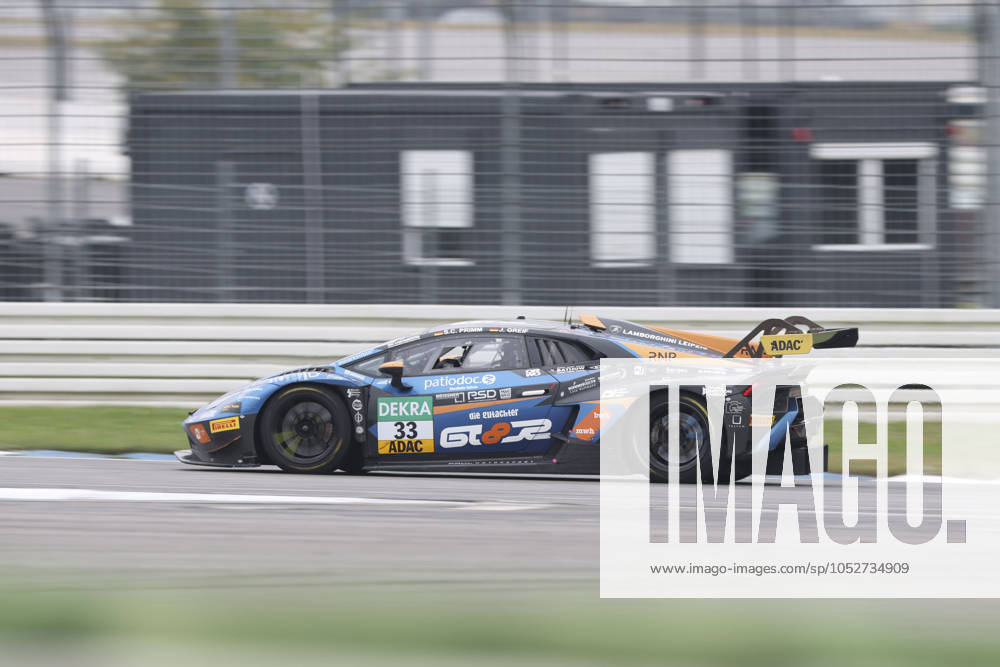 Hockenheim, Deutschland 18.-20. Oktober 2024: ADAC GT Masters Finale - Hockenheimring 2024 Im Bild: Jonas Greif Simon Conner Primm (Paul Motorsport Lamborghini Huracan GT3 Evo2) Hockenheimring Baden Württemberg