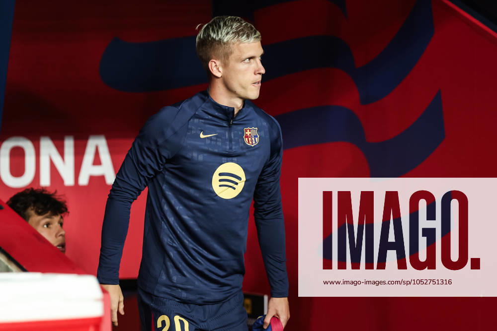 Dani Olmo of FC Barcelona, Barca looks on during the Spanish league, La Liga EA Sports, football match played between FC Barcelona and Sevilla FC at Estadio Olimpico de Montjuic on October 20, 2024 in Barcelona, Spain. Barcelona SPAIN - ZUMAa181 20241020_zaa_a181_358