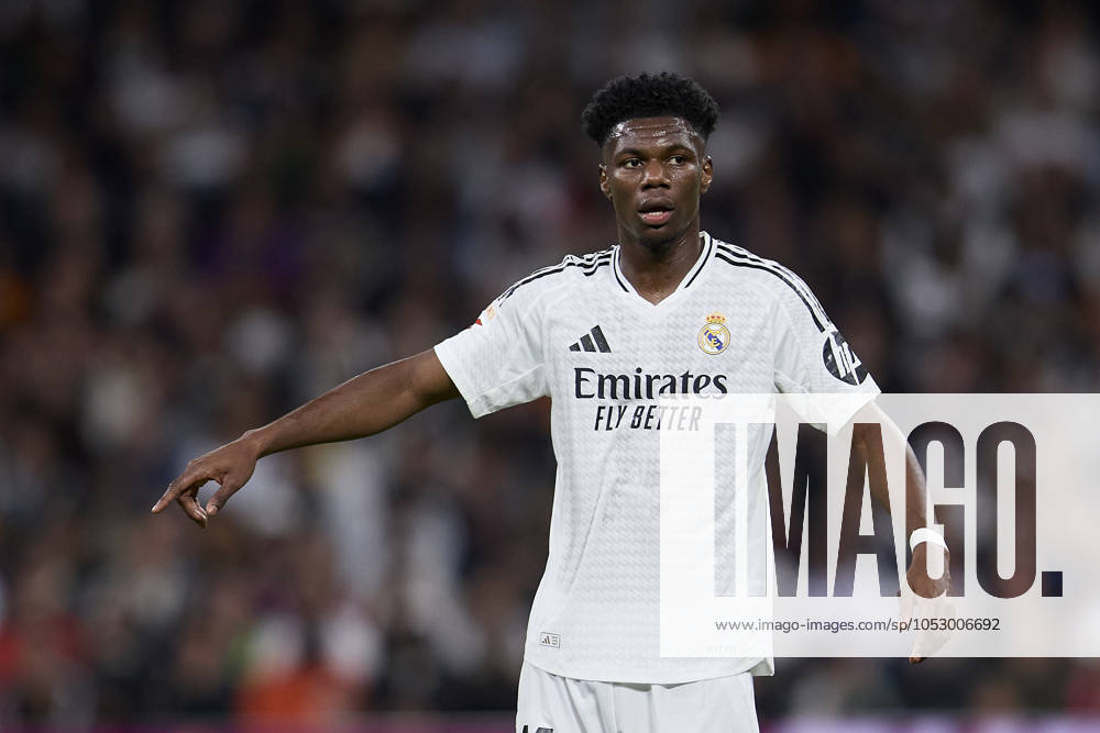 Aurelien Tchouameni of Real Madrid CF during La Liga football match between Real Madrid CF v FC Barcelona, Barca at Santiago Bernabeu Stadium in Madrid, Spain, October 26, 2024 Madrid Spain - ZUMAa206 20241027_zsp_a206_001