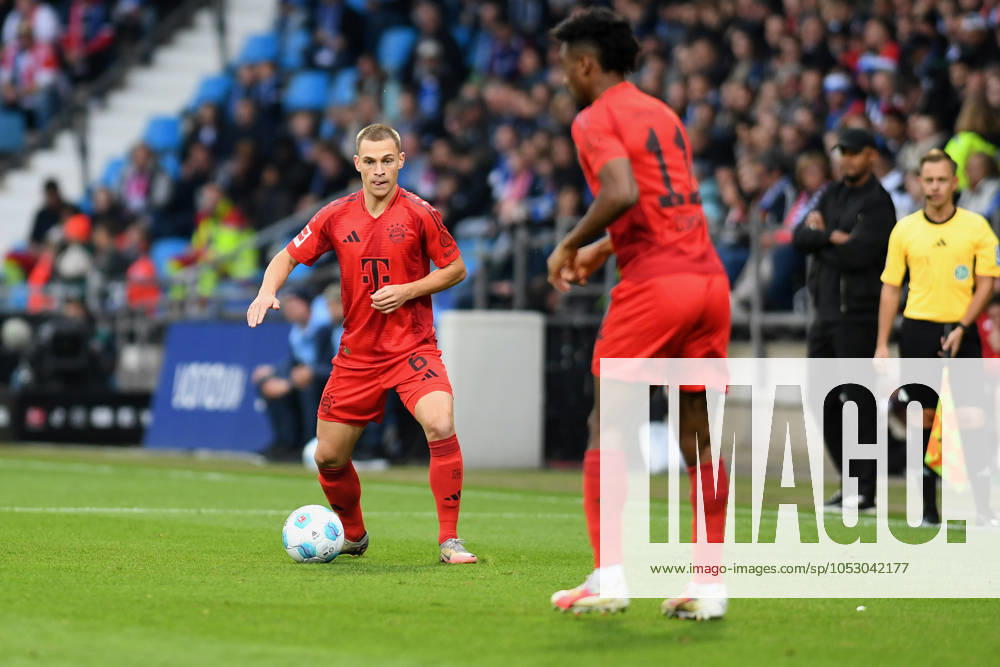 Joshua Kimmich (FC Bayern Muenchen) in Aktion, am Ball, Einzelaktion waehrend des Spiels der 1. Bundesliga zwischen VfL Bochum 1848 und FC Bayern München, Vonovia Ruhrstadion am 27. October 2024 in Bochum, Deutschland. (Foto von Ralf Treese DeFodi Images) +++ Joshua Kimmich (FC Bayern Muenchen) controls the ball during the Bundesliga match between VfL Bochum 1848 and FC Bayern München at Vonovia Ruhrstadion on October 27, 2024 in Bochum, Germany. (Photo by Ralf Treese DeFodi Images) DFL regulations prohibit any use of photographs as image sequences and or quasi-video. not used in POL SRB CRO FRA GBR NED ITA USA Defodi-521_BOCFCB20241027_028