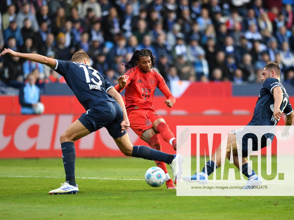 Michael Olise (FC Bayern Muenchen) in Aktion, am Ball, Einzelaktion waehrend des Spiels der 1. Bundesliga zwischen VfL Bochum 1848 und FC Bayern München, Vonovia Ruhrstadion am 27. October 2024 in Bochum, Deutschland. (Foto von Ralf Treese DeFodi Images) +++ Michael Olise (FC Bayern Muenchen) controls the ball during the Bundesliga match between VfL Bochum 1848 and FC Bayern München at Vonovia Ruhrstadion on October 27, 2024 in Bochum, Germany. (Photo by Ralf Treese DeFodi Images) DFL regulations prohibit any use of photographs as image sequences and or quasi-video. not used in POL SRB CRO FRA GBR NED ITA USA Defodi-521_BOCFCB20241027_031