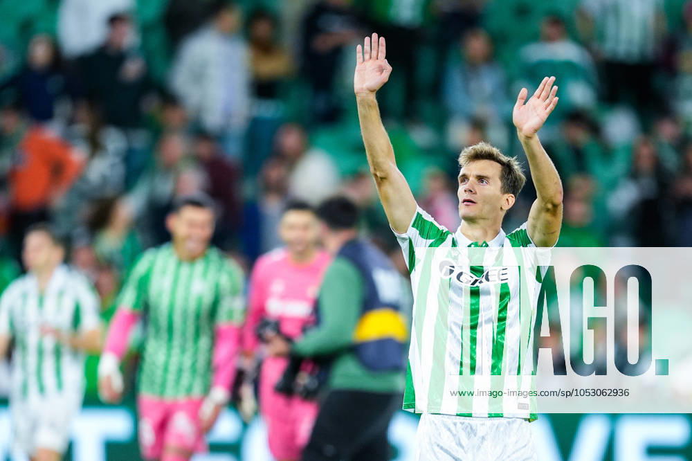 Diego Llorente of Real Betis gestures during the Spanish league, LaLiga EA Sports, football match played between Real Betis and Atletico de Madrid at Benito Villamarin stadium on October 27, 2024, in Sevilla, Spain. Sevilla SPAIN - ZUMAa181 20241027_zaa_a181_272