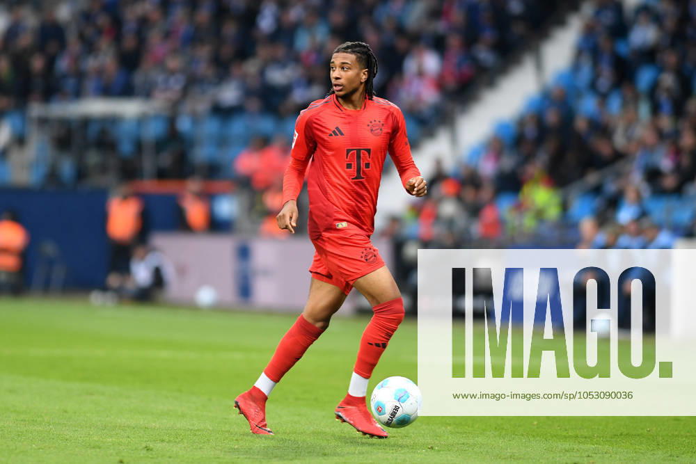 Michael Olise (FC Bayern Muenchen) in Aktion, am Ball, Einzelaktion waehrend des Spiels der 1. Bundesliga zwischen VfL Bochum 1848 und FC Bayern München, Vonovia Ruhrstadion am 27. October 2024 in Bochum, Deutschland. (Foto von Ralf Treese DeFodi Images) +++ Michael Olise (FC Bayern Muenchen) controls the ball during the Bundesliga match between VfL Bochum 1848 and FC Bayern München at Vonovia Ruhrstadion on October 27, 2024 in Bochum, Germany. (Photo by Ralf Treese DeFodi Images) DFL regulations prohibit any use of photographs as image sequences and or quasi-video. not used in POL SRB CRO FRA GBR NED ITA USA Defodi-521_BOCFCB20241027_093