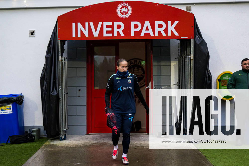Guro Reiten of the Norwegian women s national football team during a training session on November 28, 2024 in Larne. Photo: Marius Simensen BILDBYRAN COP 238 bbeng dam football fotball fotboll norge norway practice soccer training trening träning uefa women s EURO Qualifier, EM, Europameisterschaft