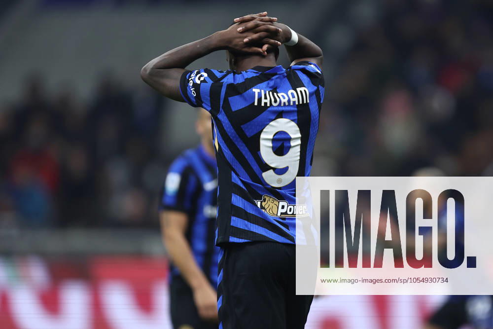 Serie A Fc Internazionale - Parma Calcio Marcus Thuram of Fc Internazionale looks dejected during the Serie A match beetween Fc Internazionale and Parma Calcio at Stadio Giuseppe Meazza on December 6, 2024 in Milan Italy . Milano Stadio Giuseppe Meazza Italy