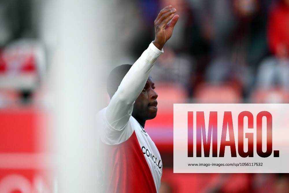 UTRECHT - Yoann Cathline of FC Utrecht celebrates the 2-1 during the Dutch Eredivisie match between FC Utrecht and Fortuna Sittard at stadium Galgenwaard on Dec. 22, 2024 in Utrecht, Netherlands. ANP Dutch Eredivisie 2024 25 ANPxSportx IVx 516190089 originalFilename: 516190089