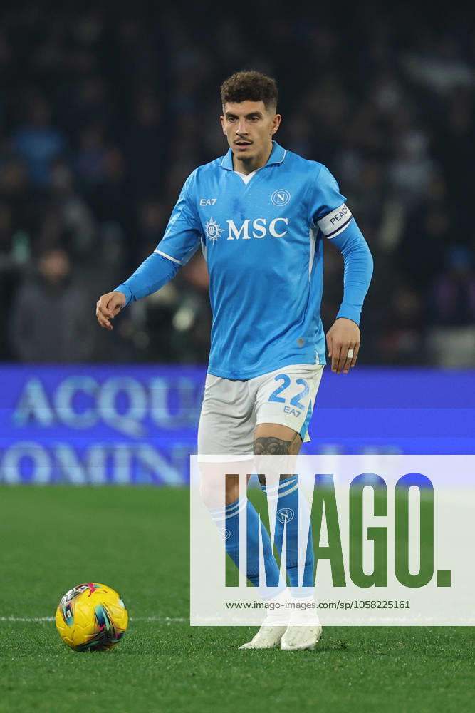 Napolis Giovanni Di Lorenzo during the Serie A soccer match between Napoli and Juventus at the Diego Armando Maradona Stadium in Naples, southern italy - Sunday , January 25 , 2025. - Soccer .