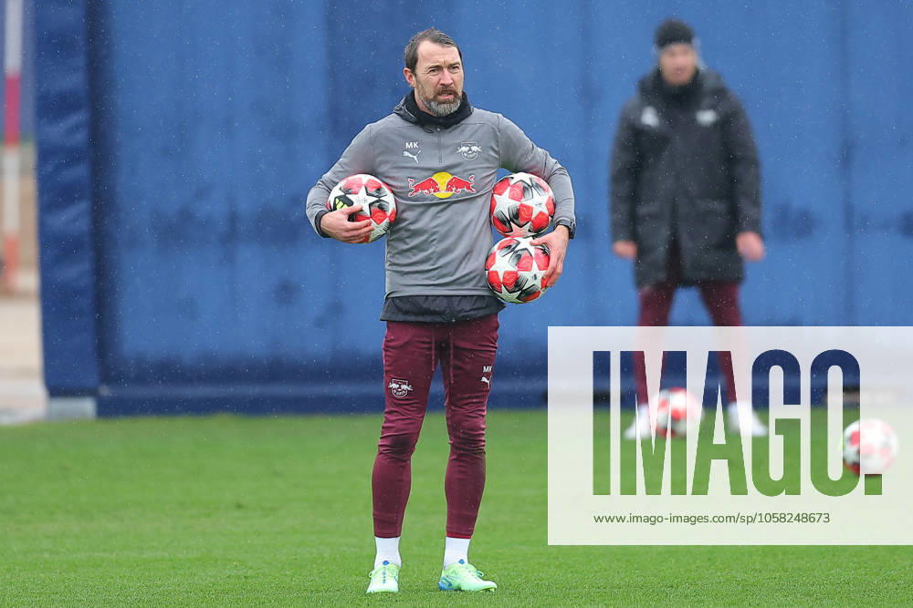 RB Leipzig - Training Champions League Leipzig, 28.01.2025, RBL Trainingszentrum, UEFA Champions League, RB LEIPZIG Abschlusstraining vorm morgigen Spiel bei Sturm Graz , Im Bild: Co-Trainer Marco Kurth , Nur zur redaktionellen Nutzung. Editorial use only. ,