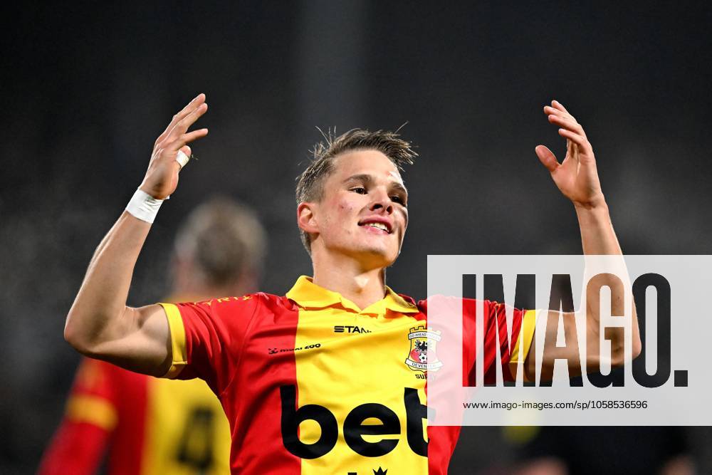 DEVENTER - Mathis Suray of Go Ahead Eagles celebrates the 1-0 during the KNVB Beker match between Go Ahead Eagles and VV Noordwijk (am) at De Adelaarshorst on Feb. 5, 2025 in Deventer, Netherlands. ANP TOTO KNVB CUP Quarter Final 2024 25 ANPxSportx IVx 519209853 originalFilename: 519209853