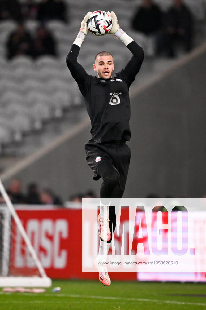 LOSC Lille v Le Havre Athletic Club - Ligue 1 McDonald s 2024 2025 30 Lucas CHEVALIER (losc) during the Ligue 1 McDonald s match between Lille and Le Havre at Stade Pierre Mauroy on February 8, 2025 in Lille, France. Lille France