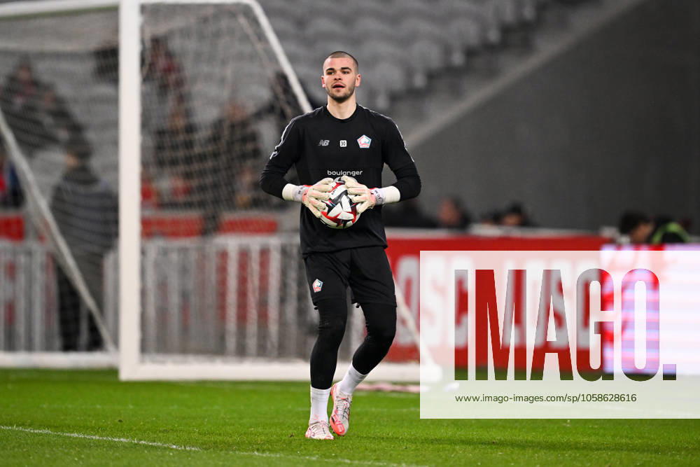 LOSC Lille v Le Havre Athletic Club - Ligue 1 McDonald s 2024 2025 30 Lucas CHEVALIER (losc) during the Ligue 1 McDonald s match between Lille and Le Havre at Stade Pierre Mauroy on February 8, 2025 in Lille, France. Lille France