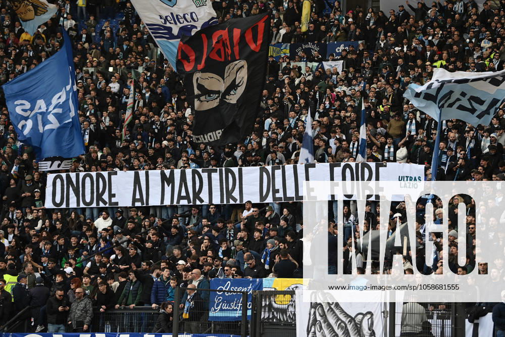 As Roma 09 02 2024 - campionato di calcio serie A Lazio-Monza foto Antonello Sammarco Image nella foto: tifosi Lazio
