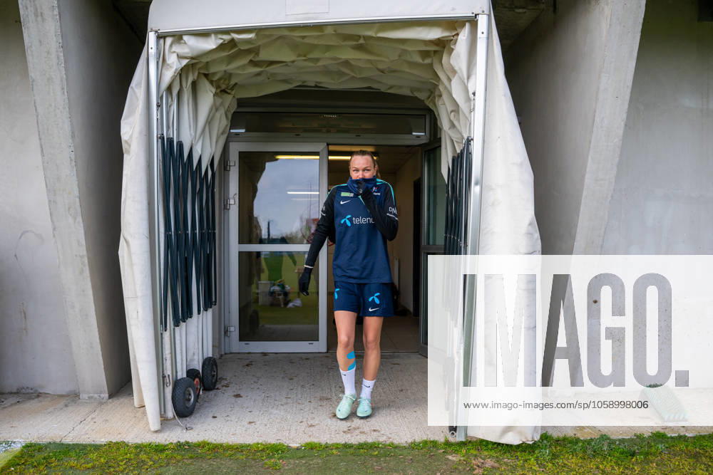 Frida Maanum of the Norwegian women s national football team during a training session on February 18, 2025 in Toulouse. Photo: Vegard Grott BILDBYRAN kod VG VG0714 bbeng fotboll football soccer fotball norge norway women dam nations league träning practice training trening