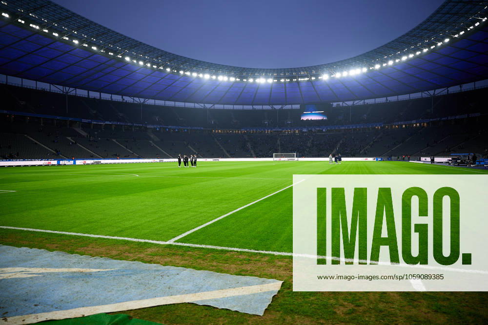 Stimmungsbild Olympiastadion Berlin, Hertha BSC Berlin, GER, Hertha BSC vs. 1. FC Nuernberg, Fussball Herren, 2. Bundesliga, Saison 2024 2025, 23. Spieltag, 21.02.2025 (DFL REGULATIONS PROHIBIT ANY USE OF PHOTOGRAPHS AS IMAGE SEQUENCES AND OR QUASI - VIDEO). GER, Hertha BSC vs. 1. FC Nuernberg, Fussball Herren, 2. Bundesliga, Saison 2024 2025, 23. Spieltag, 21.02.2025 Berlin