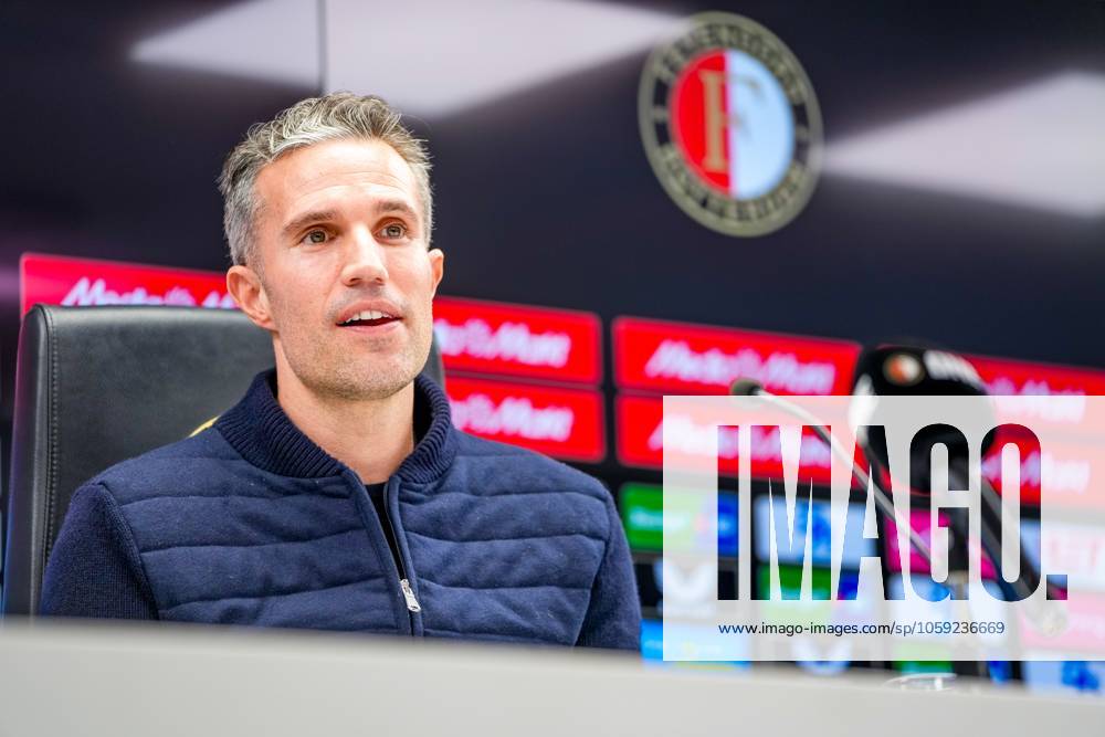 , Stadion Feijenoord ˜De Kuip , Season 2024 2025 , Football , Eredivisie . Presentation of new Feyenoord head coach Robin van Persie Presentation of Robin van Persie x28028538x