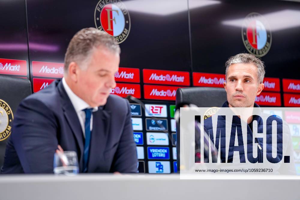 , Stadion Feijenoord ˜De Kuip , Season 2024 2025 , Football , Eredivisie . Presentation of new Feyenoord head coach Robin van Persie Presentation of Robin van Persie x28028553x