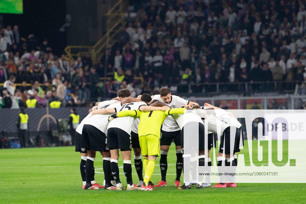Deutschland Mannschaftskreis, Motivation, Verschwoerung, Fussball UEFA Nations League Viertelfinale, Round of 8, Deutschland (GER) - Italien (ITA) 3-3 am 23.03.2024 im Signal Iduna Park Dortmund,