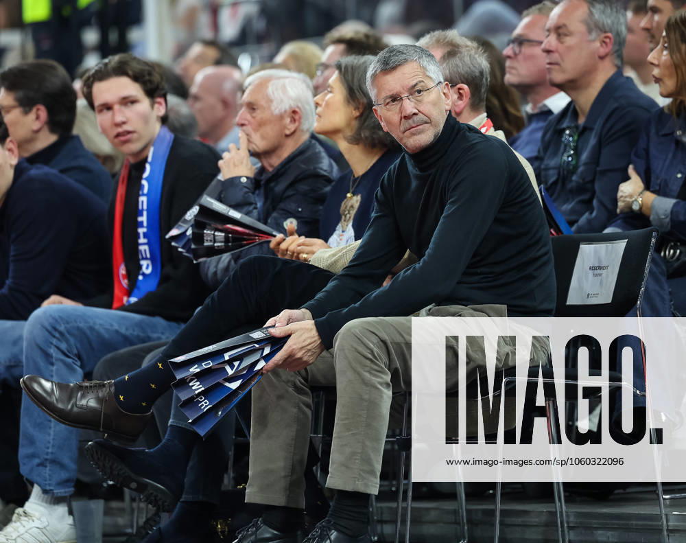 Herbert Hainer (FC Bayern Muenchen, Praesident), GER, FC Bayern Muenchen vs. Partizan Belgrad, Basketball, Turkish Airlines Euroleague, 32. Spieltag, Saison 2024 2025, 27.03.2025, GER, FC Bayern Muenchen vs. Partizan Belgrad, Basketball, Turkish Airlines Euroleague, 32. Spieltag, Saison 2024 2025, 27.03.2025 Muenchen