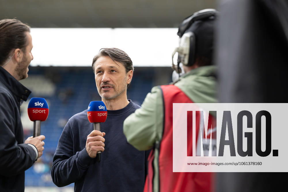 Nico Kovac (Borussia Dortmund, Cheftrainer, Trainer) beim Sky Interview. GER, TSG 1899 Hoffenheim vs. Borussia Dortmund, Fussball, Herren, 1. Bundesliga, 31. Spieltag, Spielzeit 2024 2025, 26.04.2025, DFL DFB REGULATIONS PROHIBIT ANY USE OF PHOTOGRAPHS AS IMAGE SEQUENCES AND OR QUASI-VIDEO, GER, TSG 1899 Hoffenheim vs. Borussia Dortmund, Fussball, Herren, 1. Bundesliga, 31. Spieltag, Spielzeit 2024 2025, 26.04.2025 Sinsheim