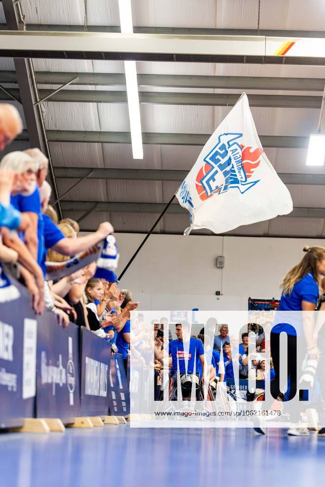 GER, Rollstuhlbasketball, Maenner Frauen, Saison 24 25, 1.Bundesliga, PlayOff Finale, RSB Thuringia Bulls - RSV Lahn-Dill Im Bild Aliaksandr Halouski (RSB Thuringia Bulls) Die Mannschaft der Thuringia Bulls schlägt im zweiten PlayOff Spiel erneut die Gastmannschaft vom RSV Lahn-Dill und gewinnt somit die Saison 24 25 - Deutsche Meisterschaft Deutscher Meister 99189 Elxleben Fit-In Freizeitanlage Sporthal Thueringen Deutschland