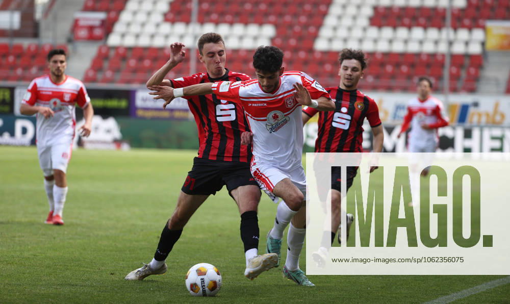 Halle Saale Sachsen Anhalt Leuna Chemie Stadion Fußball Hallescher FC Halle HFC Regionalliga Nordost 4. Liga Männer Saison 2024 2025 Landespokal FSA Finale Pokalfinale 2025 Hallescher FC - 1. FC Lok Stendal Felix Kaschlaw (FC Lok Stendal) Serhat Polat 77 ( Hallescher FC)