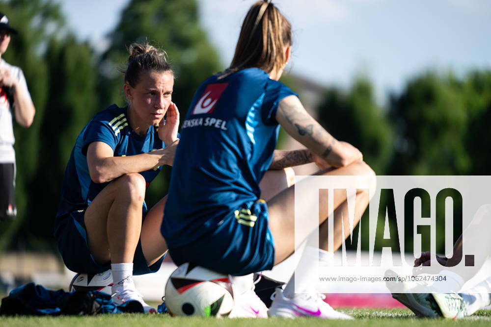 Julia Zigiotti Olme of the Swedish womens national football team during a training session on May 26, 2025 in Fidenza. Photo: Ludvig Thunman BILDBYRAN kod LT LT0701 fotboll football soccer fotball träning practice training sverige sweden dam bbeng