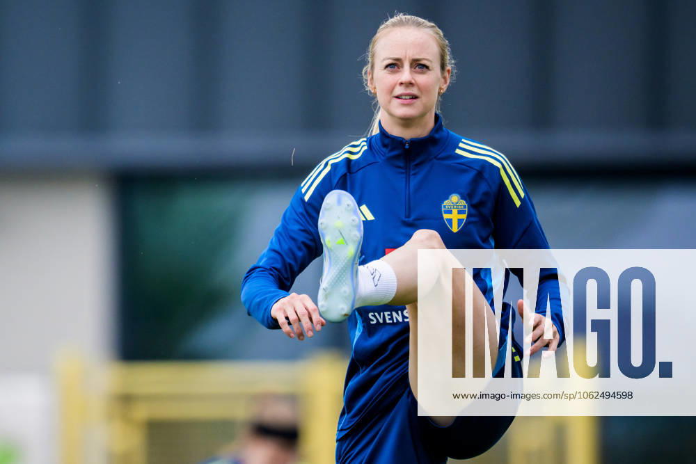 Amanda Ilestedt of the Swedish womens national football team during a training session on May 27, 2025 in Fidenza. Photo: Ludvig Thunman BILDBYRAN kod LT LT0702 fotboll football soccer fotball sverige sweden dam bbeng